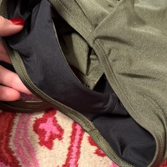 DKNY Olive Green One-Piece Swimsuit bathing suit - Picture 9 of 10